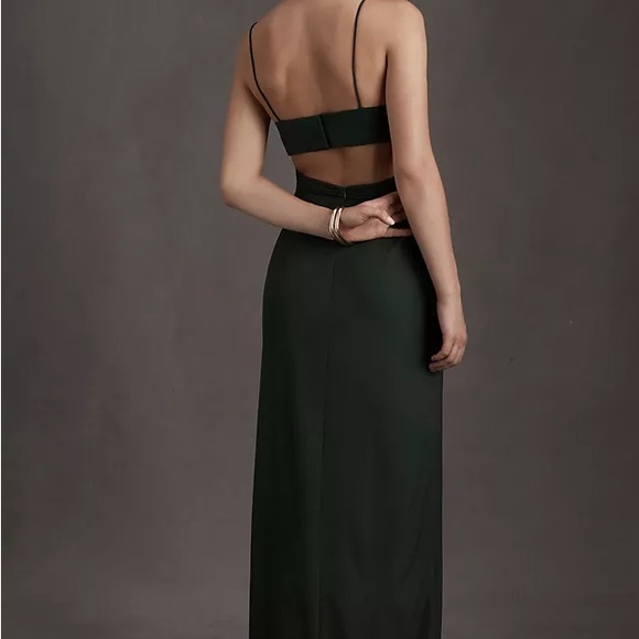 Nwt size 2 bhldn backless crepe dress black - Picture 2 of 6